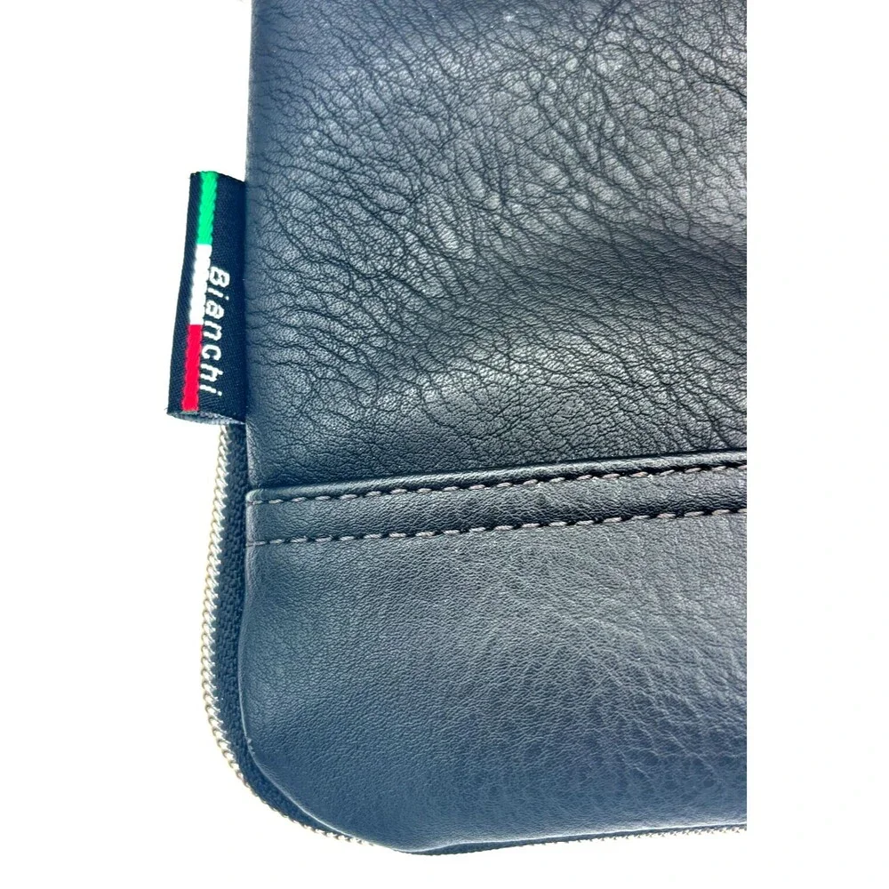 Bianchi Shoulder‎ Bag 2Way TBPI-03 Black A4 Celeste Bicycle Crossbody Travel Bag